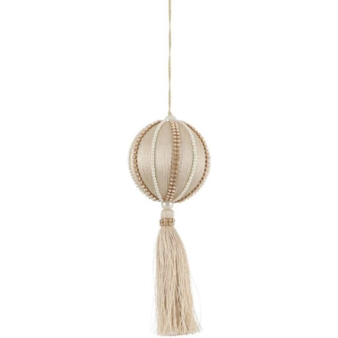 Шар с кистью HOUSE OF SEASONS, 20х7 см, белый 83956